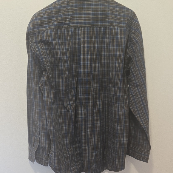 Arrow Men's Navy and White Checkered Shirt - Picture 3 of 3